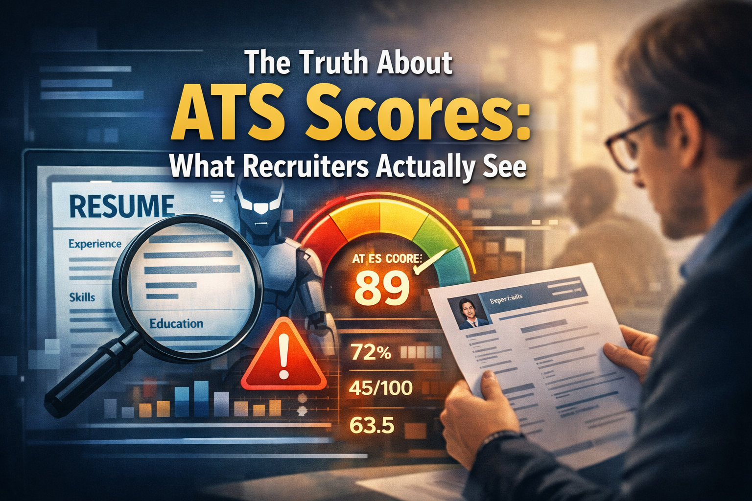 The Truth About ATS Scores: What Recruiters Actually See (and Why the “Score” Is a Gimmick)